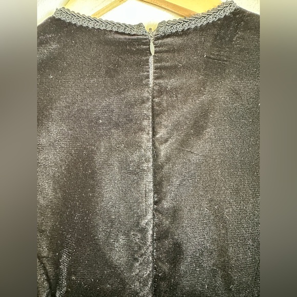 Vintage Lip Service Los Angeles Black & Purple Velvet Burnout Layer Maxi Dress L - Picture 11 of 13